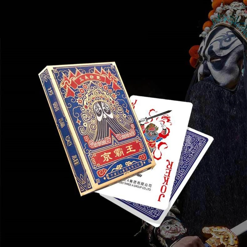 Estilo chinês peking ópera cartões de poker cultura tradicional chinesa jogo de tabuleiro cartas de jogo