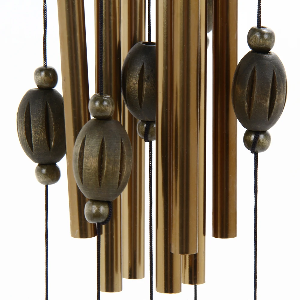 Antique Amazing Grace Wind Chimes ลานกลางแจ้งสวนไม้ไผ่หลอด Bells ทองแดงโบราณ Windchime หน้าต่างแขวนตกแต่งบ้าน