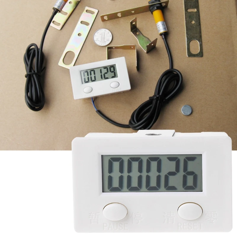 5 Digit Digital Electronic Counter Puncher Magnetic Inductive Y98E