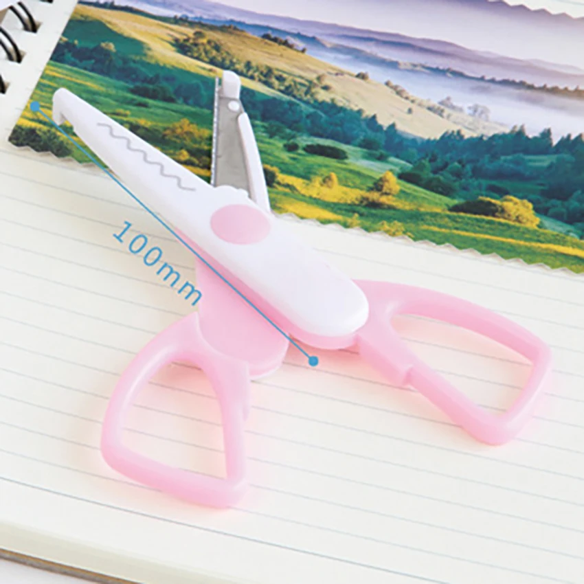 DIY Handmade Shear Paper Pinking Cut Handicraft Laciness Zig Zag Student Kid Creative Diary Craft Album Scrapbook Photo Scissor