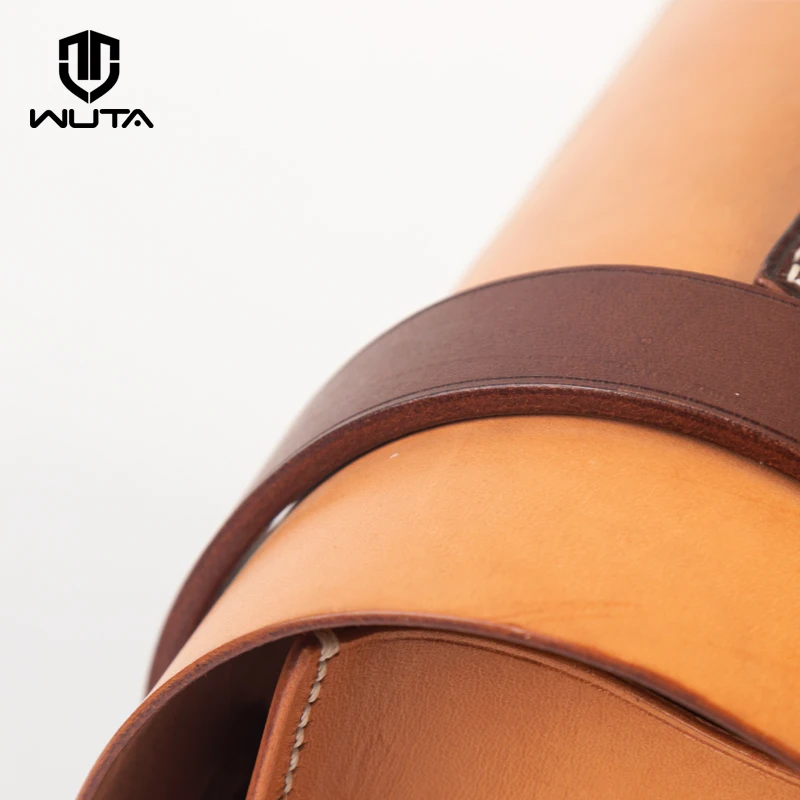 WUTA Vegetable Tanned Leather Belt Blank Shoulder Strap Making Genuine Leather Belt Strip For DIY Backpack Should Bag Handle