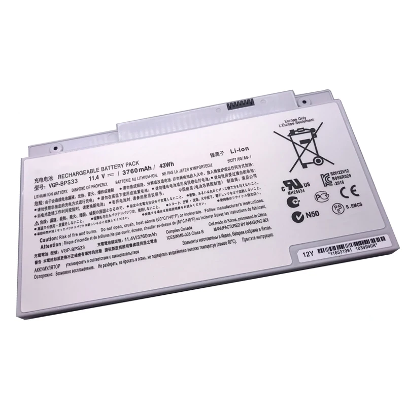 Imagem -03 - Lmdtk Novidades Bateria do Portátil para Sony Vaio Svt14 Vgp-bps33 Svt-15 T14 T15 Bps33 Svt1511m1e Svt14126cxs 11.4v 43wh