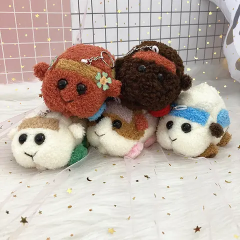 2021 New 12CM Anime Pui Pui Molcar Guinea Pig Cute Plush Animal Birthday Gift