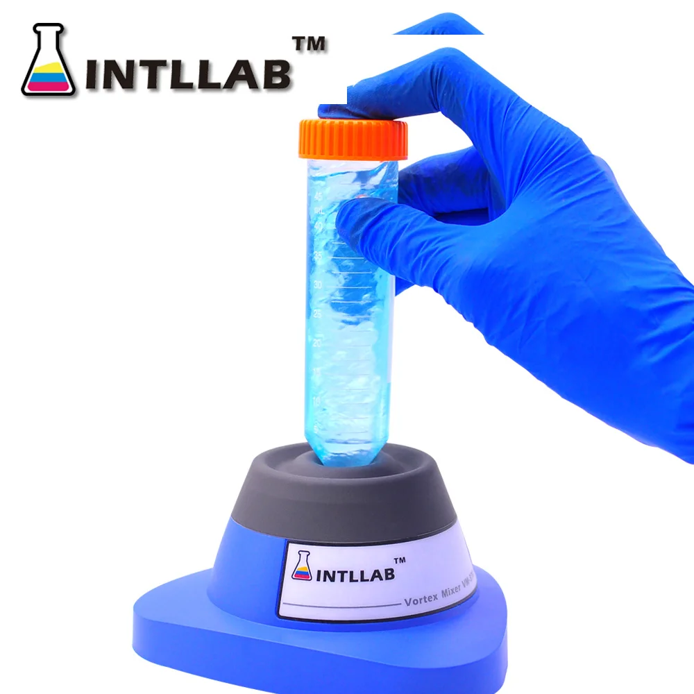 Intllab-misturador de vórtice, laboratório com função de toque, vórtice, tinta de tatuagem, esmalte em gel, adesivos de cílios, tubos de ensaio e