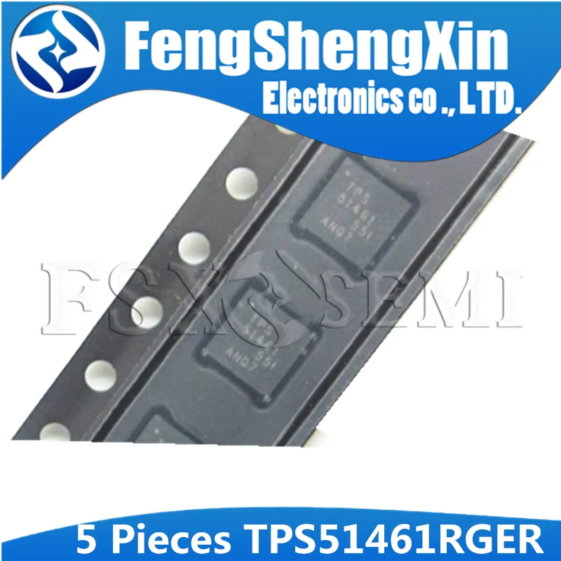 

5pcs TPS51461RGER VQFN-24 51461 QFN-24 TPS51461 QFN DC-DC switching regulator