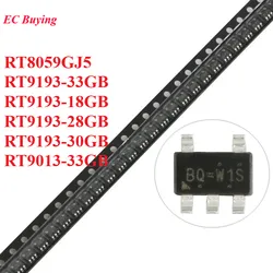 10PCS RT9193-33GB RT9193-18GB RT9193-28GB RT9193-30GB RT9013-33GB RT8059GJ5 SOT23-5 TSOT23-5 Voltage Regulator LDO RT9013 RT9193
