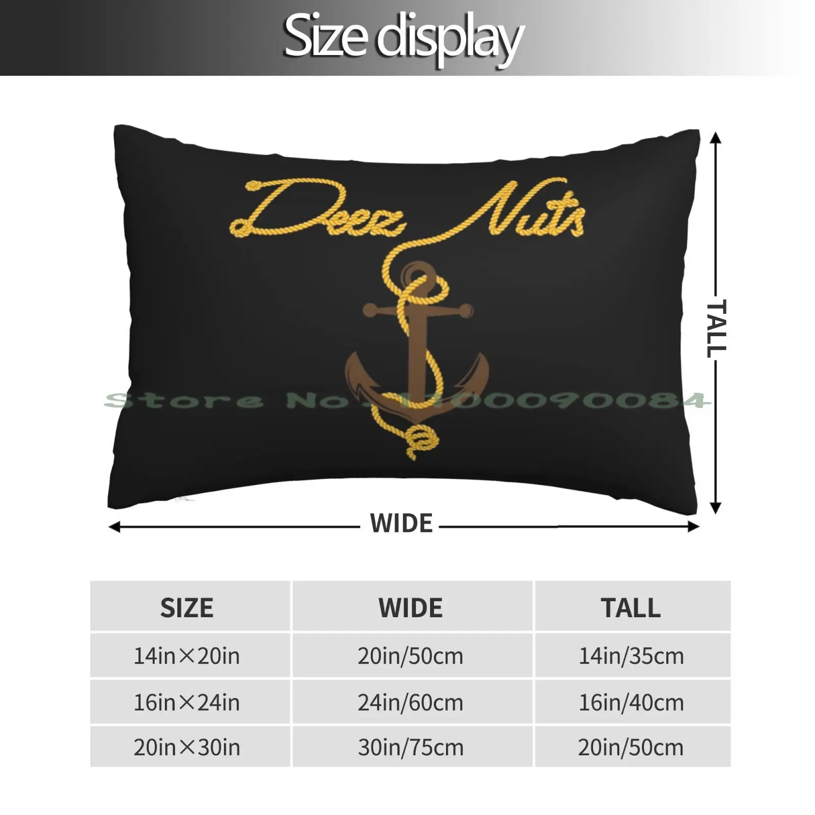 Deez Nuts Pillow Case 20x30 50*75 Sofa Bedroom Currency Cryptocoins Tokens Binance Bitcoin Btc Tether Marketplace Marketcap