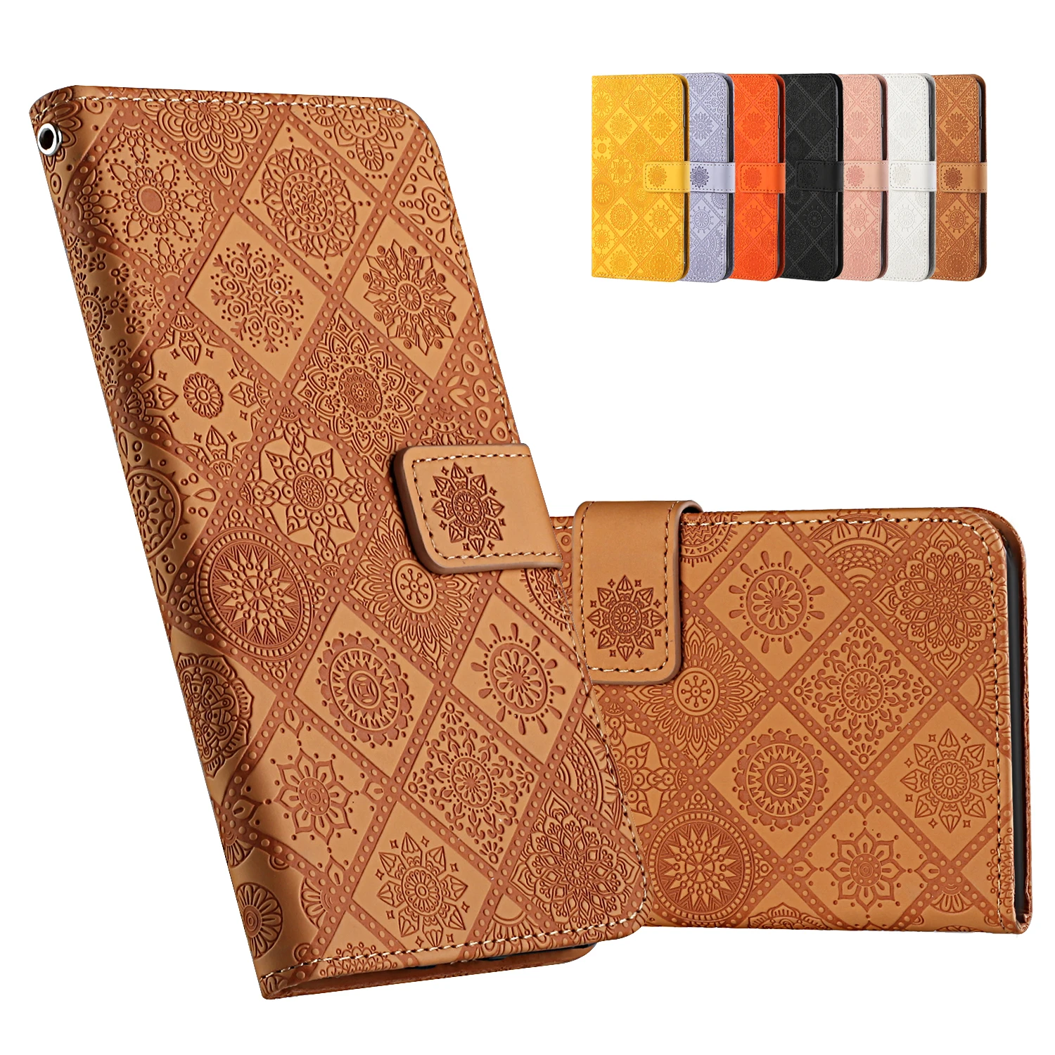 Pattern Flip Walle Leather Case For Huawei Honor 9A 9C 10 20 8X 9X P30 P40 Lite Pro P Smart Z Y5 Y6 Y7 2019 Y5P Y6P 2020 2021