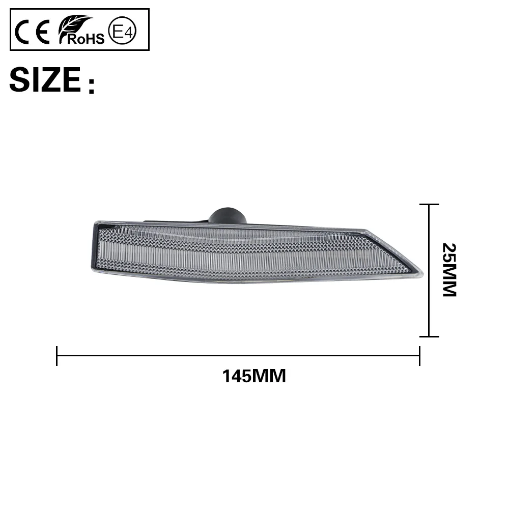 車のサイドフェンダー用LEDライト,方向指示器,エラーなし,プラグアンドプレイ,2009, 2010, 2011, 2012, 2個
