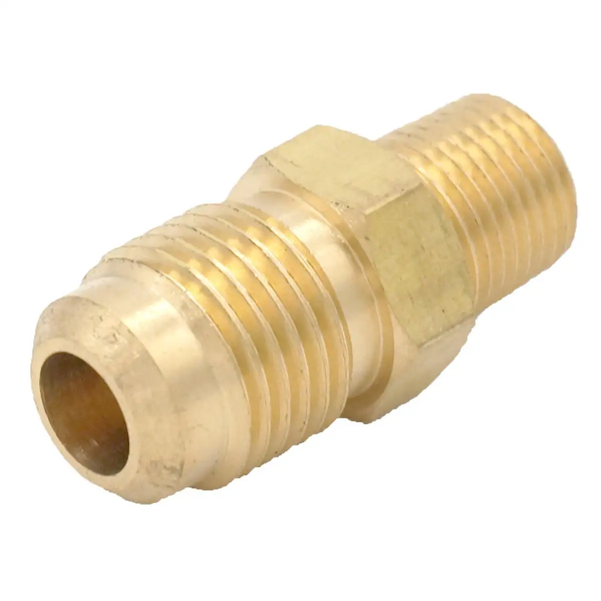 

SAE Male 1/2"-20 UNF Fit Tube OD 5/16" -1/8" NPT Male Brass SAE 45 Degree Pipe Fitting Connectors 1000PSI