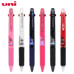 1pcs Japan Uni JETSTREAM Smooth Multi-Function Middle Pen SXE3-400 Ballpoint Pen Tri-Color Pen Office Writing Learning 0.5