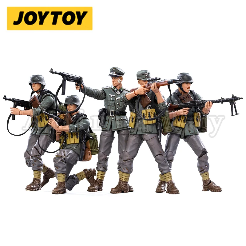 JOYTOY 1/18 3.75 Nhân Vật Hành Động (5 Cái/bộ) Thời Thế Chiến I Đức Wehrmacht Núi Sư Đoàn Anime Bộ Sưu Tập Mô Hình Quân Sự Miễn Phí Vận Chuyển