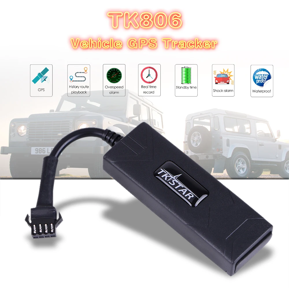 Multi-function Mini Car GPS Tracker TK806 For Vehicle Real-time Locator Support Cut Off The Oil Add ACC/Overspeed/Remove Alarm