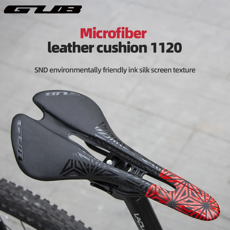 GUB Bicycle Saddle Microfiber Leather Cushion Universal for Dual-Rail Clamp Ring Seat Tube Cycling Seat  Bike Saddle