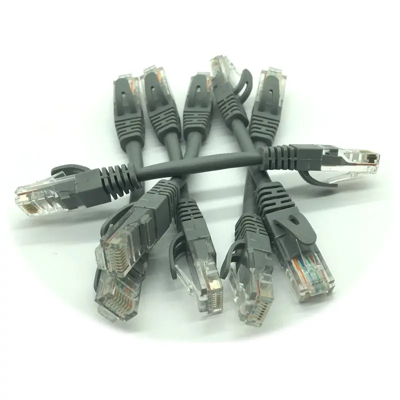 10cm 20cm 30cm 50cm CAT5e UTP Rede Ethernet a Cabo Macho dla Macho RJ45 kabel sieciowy LAN, pela Com Numero De Rastreamento