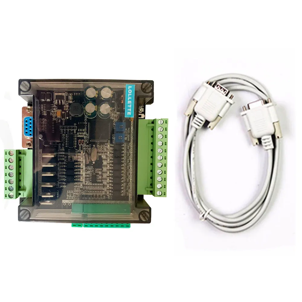 LE3U FX3U 14MT 6AD 2DA RS485 8 input 6 Transistor output 6 analog input 2 analog (0-10V) output plc RTC (real time clock)