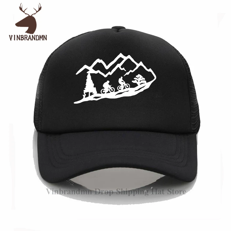 2021 Hot sate MTB Mountain Biking Baseball cap Summer Fishing hat Cool Birthday Gift Bucket hat Unisex Green Eco Outdoor sun hat