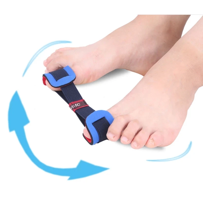 1Piece New Hot Sale Big Toe Exercise Hallux Valgus Belt Stretcher Corrector Tension High Elasticity Training Foot Care Pedicure