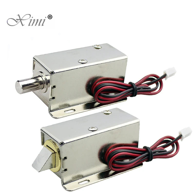 Mini waterproof electromagnetic lock DC 12V electric bolt lock small electric control cabinet door lock