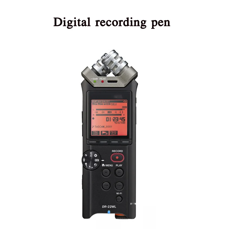 Digital voice recorder 4GB WIFI wireless recording HIFI player portable handheld recorder DR-22WL stereo microphone