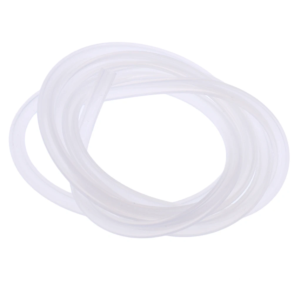 RC Nitro Car Fuel Gasoline Tubing Tube Clear Silicone Hose for 1/8 1/10 1/12 Truck Crawler Accessories, 100mm Long