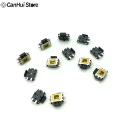 10 Pieces YD-3414 4Pin SMT SMD Side Tact Tactile Push Button Switch Mount rated load DC 12V 0.5A Middle Turtle Switch 4.7*3.5 MM