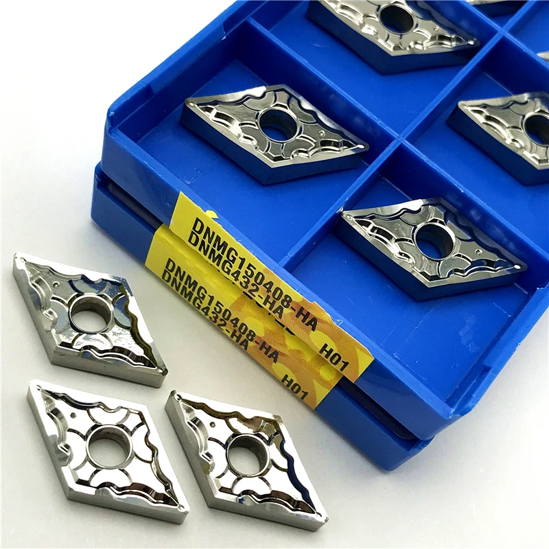 DNMG150404 HA H01 DNMG150408 HA H01 utensile per tornitura in alluminio utensile per tornitura esterno inserto per tornitura CNC rame lavorazione dell'alluminio