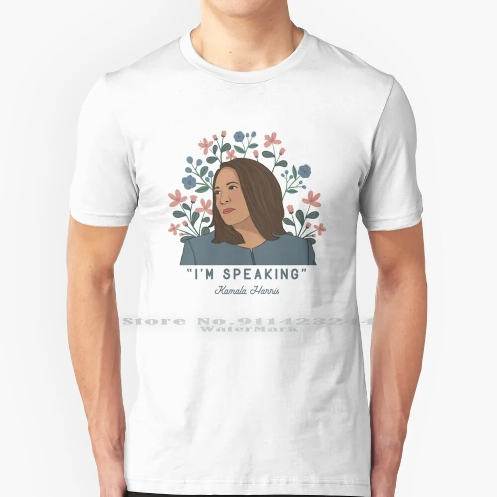 Kamala Harris I'm Speaking T Shirt Cotton 6XL Kamala Harris Im Speaking Kamala Art Madam Vice President Joe Biden Biden Harris