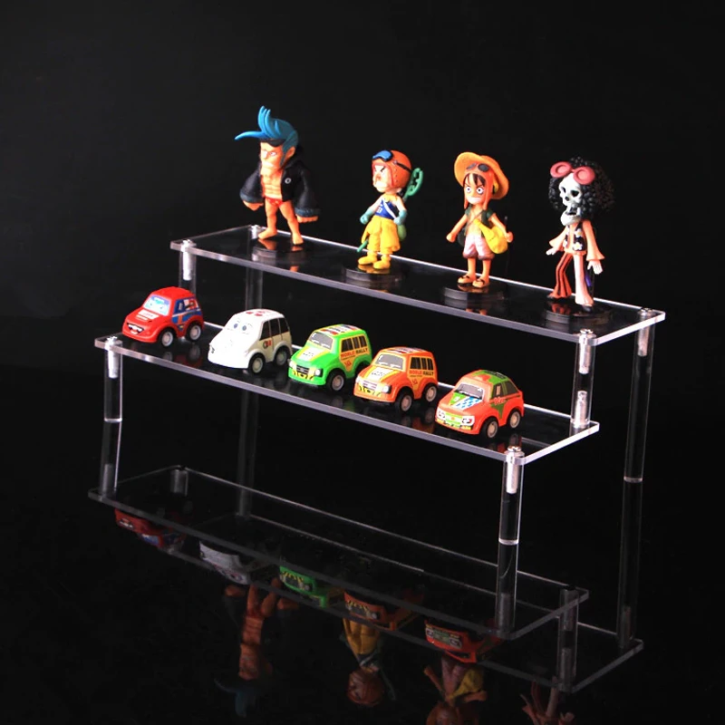 

Detachable Acrylic Cosmetics Rack, Cartoon Character Storage Holders, Car Model Toy, Purse, Perfume Display Stand, 1, 2, 3 Layer