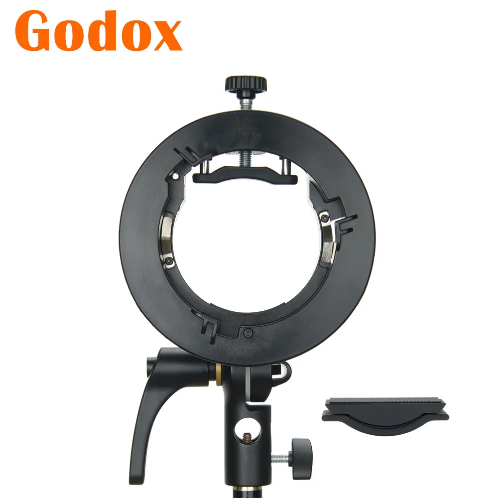 

Godox S2 Bowens Mount Flash S-type Holder Bracket for Godox V1 V860II AD200 AD400PRO Speedlite Flash Snoot Softbox