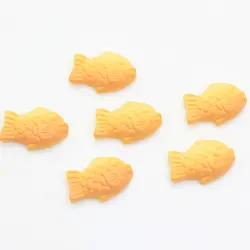 100/50 pcs Resin Fish Bread Flatback Cabochon Scrapbook Embellishment Diy Resin Miniature Japanese Food Taiyaki