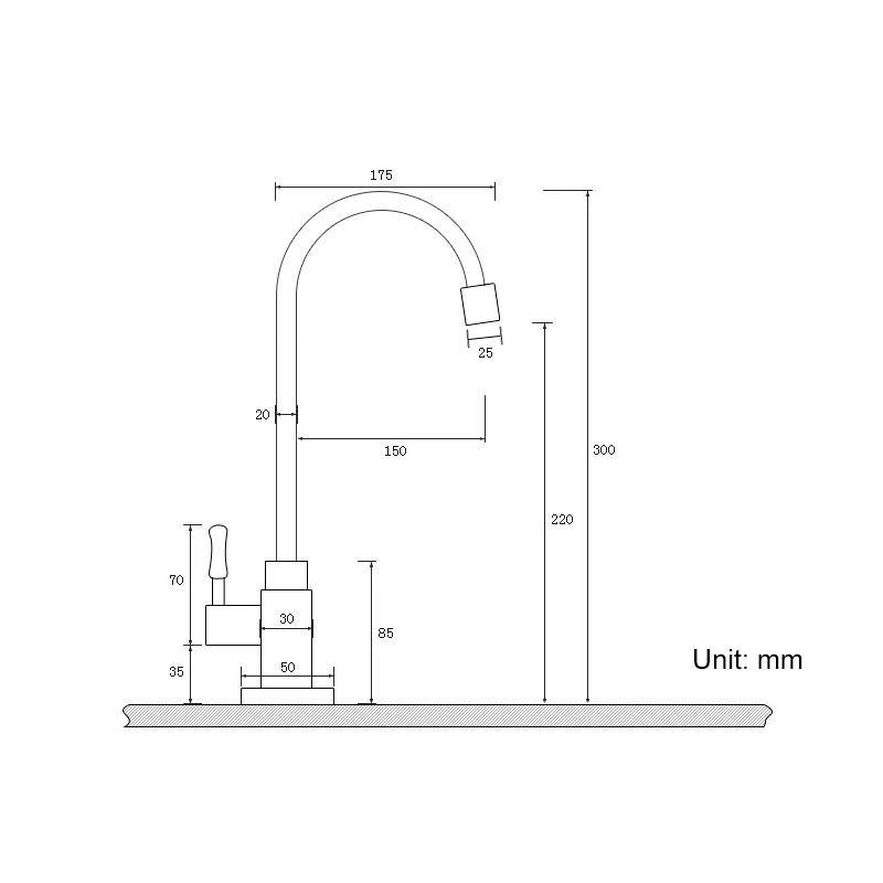 Cold Kitchen Sink Faucet Antique Bronze Finished 360 Degree Single Hole Water Tap Cooper Kitchen Tap ELK12