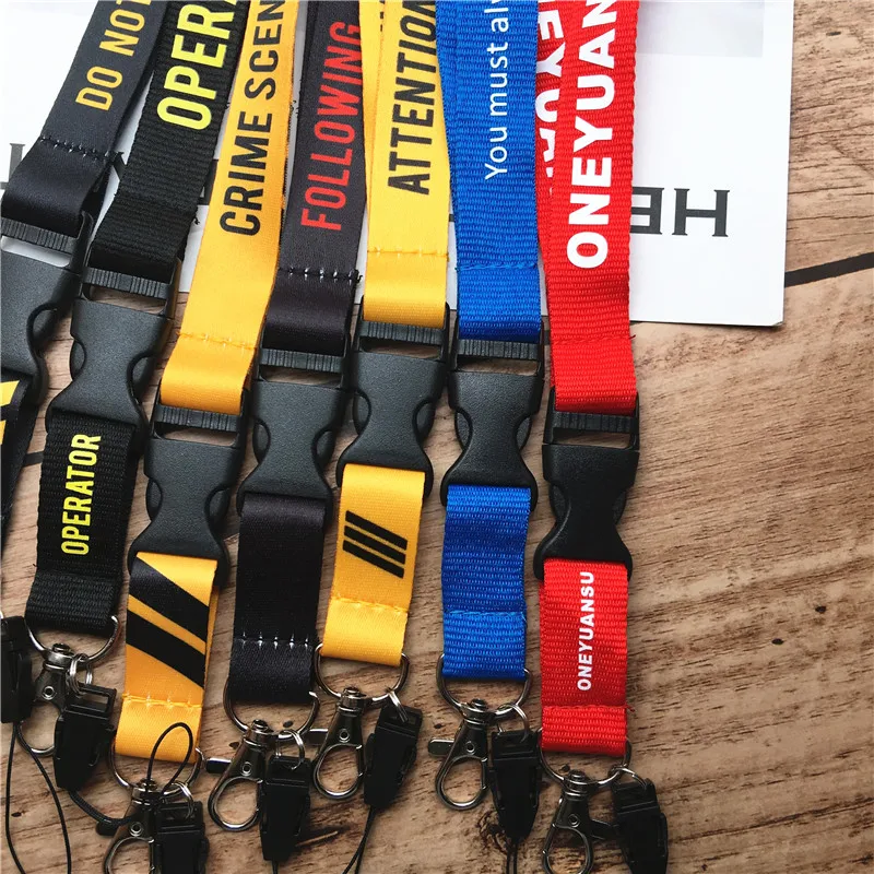 10pcs/lot Phone Strap Lanyards for IPhone/Samsung/Xiaomi/Huawei Mobile Phone Strap Key Hang Rope Phone Lanyard