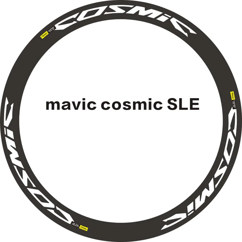 mavic cosmic SLE Road Bike Wheelset decals 700C bicycle Wheel rims stickers  rim depth 38mm 40mm 50mm for two wheels