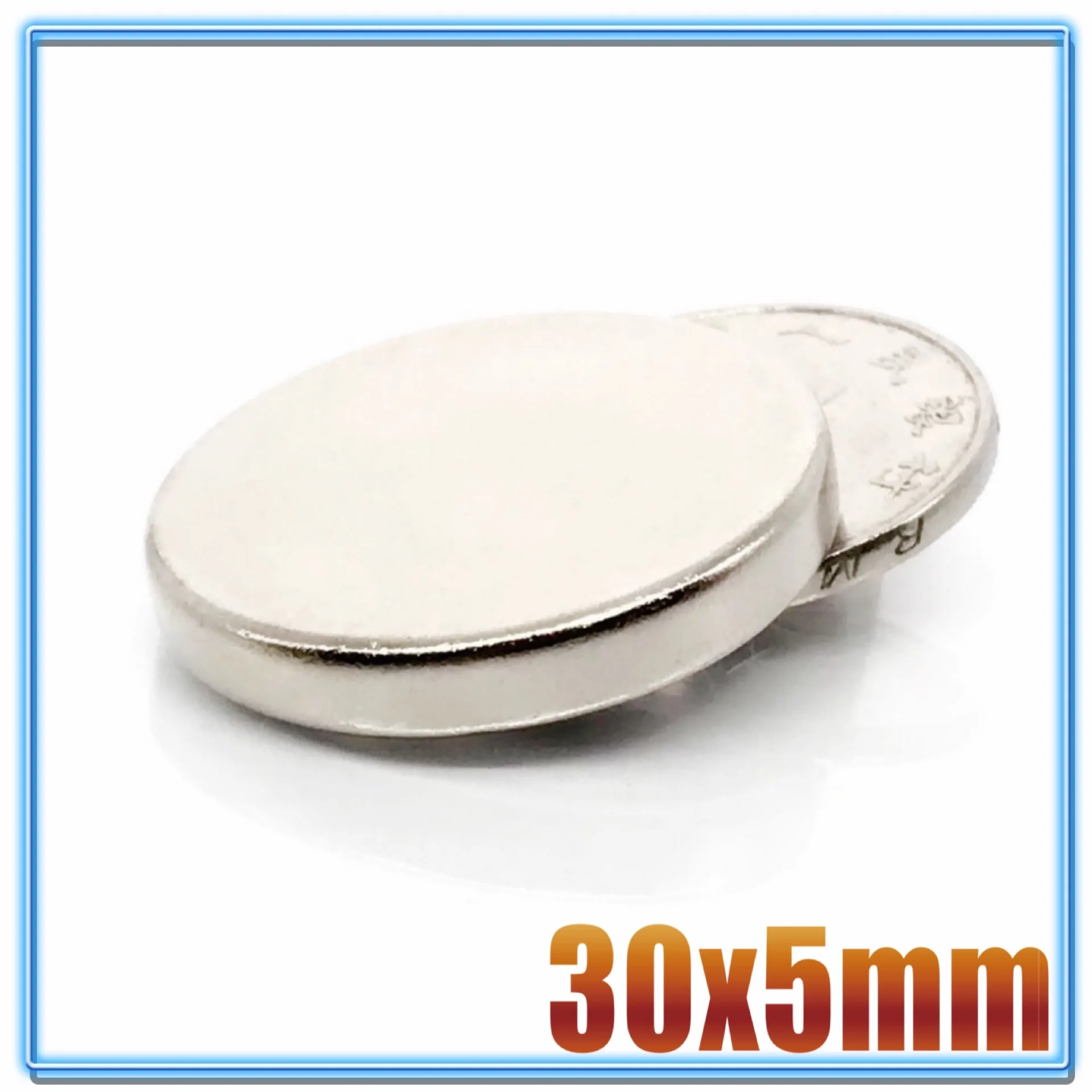 1/2/5/10 Pcs 30x5 Neodymium Magnet 30mm x 5mm N35 NdFeB Round Super Powerful Strong Permanent Magnetic imanes Disc 30*5