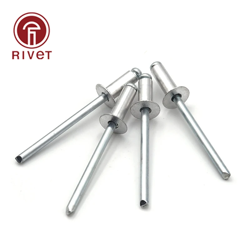 ISO 15978 M6.0*10 Blind Rivet Aluminum Steel Countersunk Head Open Type Pull Nails Tool Round Head Fastening Accessorie Remaches