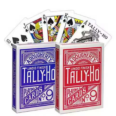Tally-Ho No.9 Deck Fan/Round Back Playing Cards USPCC Collectible Poker Hobby &amp; Collectibles