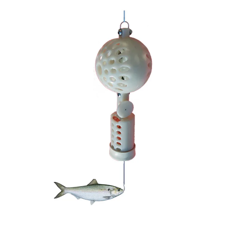 Smart Fish Feeder Bait Holder Cage Fish Bite Trigger Hook Catch fish Automatically Hook Trigger Intelligent Fish Trap Catcher