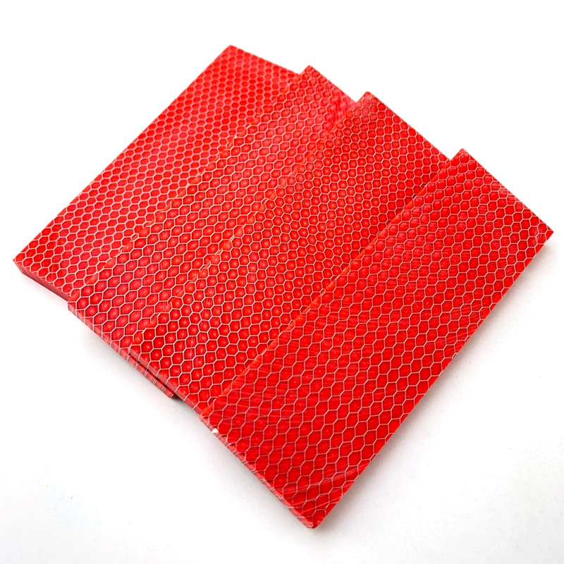 C-tek-mango de panal de abeja DIY, Material de mango de cuchillo, EDC