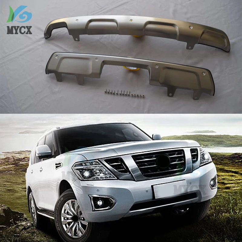 New arrival for Nissan Patrol Y62 2013- 2019 front rear bumper sill cover trunk guard.stainless steel.ISO quality,by top factory