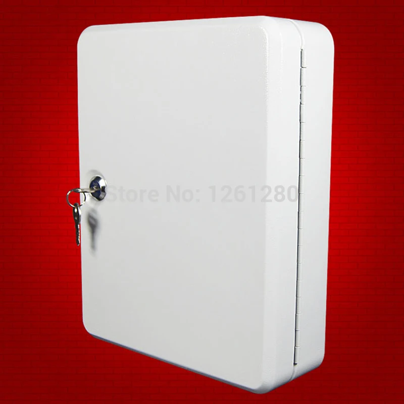 Metal Key Box Toolcase Storage Bins  Management   Cabinet with 105 Key Cards Office Hotel Facility Property