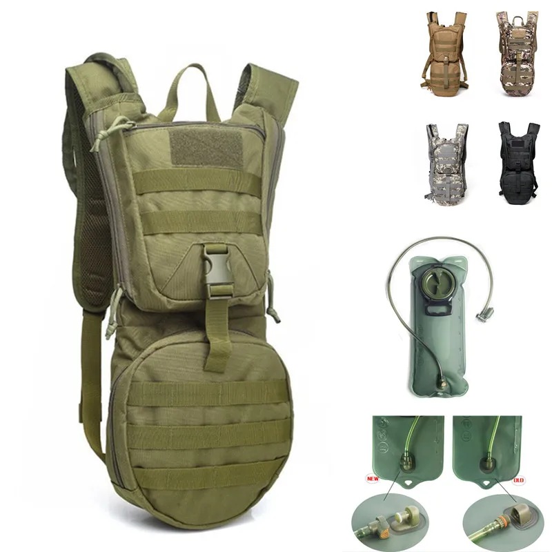 3L Outdoor Backpack Men Molle Military Tactical Hydrator Pouch Backpacks Cycling Running Camping Hiking Bag With Inner Water Bag