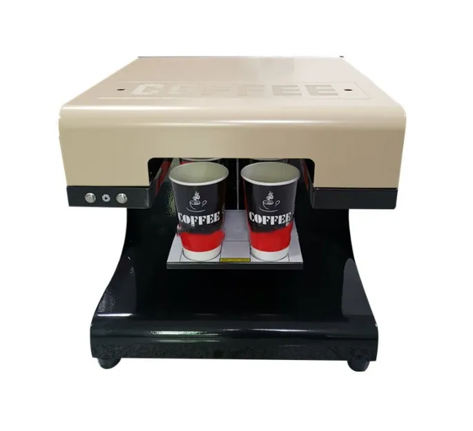 Automatic Digital Coffee Printer 3D Food Cake Coffee with Edible Ink Printing Machine Latte Art Selfie Sprinkle Machine