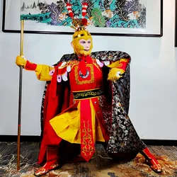 Monkey King Sun Wukong Costume For Men New Year Performance Clothing TV Movie Play Funny Costume