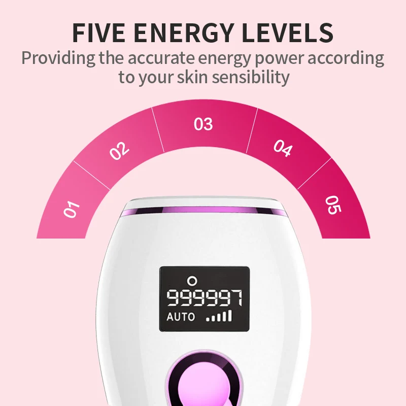 LCD IPL Epilator Laser Hair Removal 999990 Flash for Women Men Home Permanent Painless Bikini Trimmer Electric depilador