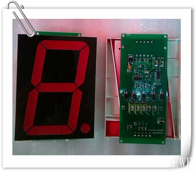 

8421BCD code 5-inch 1-bit large-size nixie tube module LED display can be connected to PLC