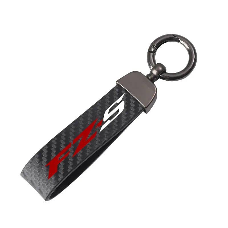 Carbon fiber motorcycle keychain key ring for Yamaha FZ-S FZS 1000 FZS1000 FAZER 2000 2001 2002 2003 2004 2005