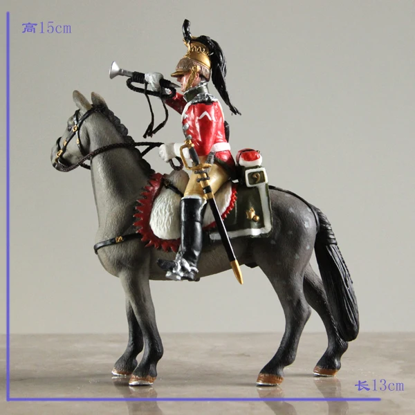 1/18  pvc /resin   model french  mideval   knight  home decor ornament