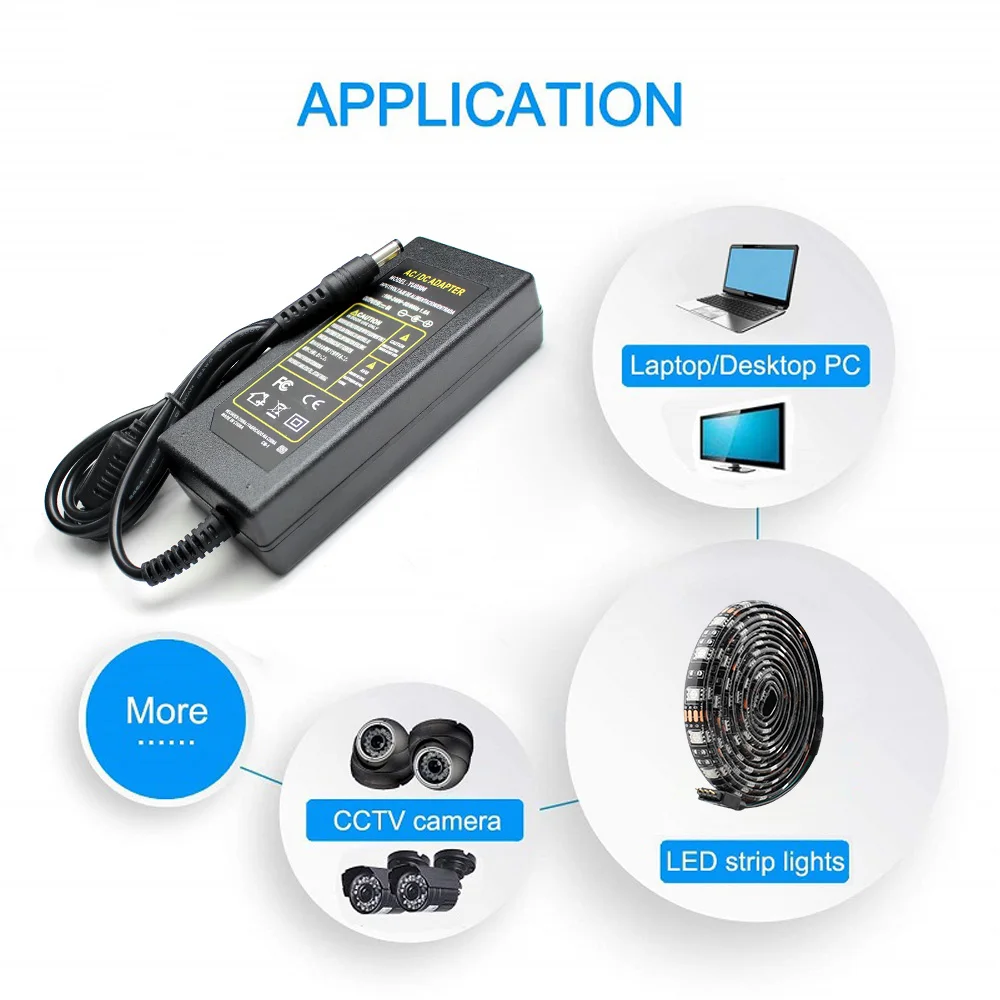 24V Power Supply Adapter 36 V Power Adapter AC DC 24V TO 48V 2A 110V TO 220V EU US UK AU Plug for LED Strip Light Led Driver DC