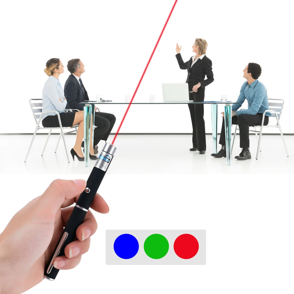 SHFEI Green Laser 532nm Pen Laser Pointer Presenter Remote Lazer red Laser Sighter Without Battery